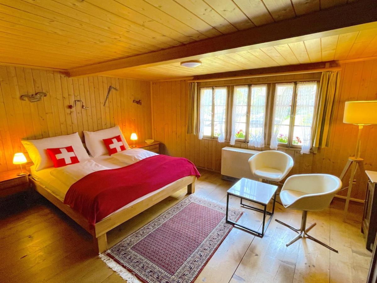 Swisshut Stunning Views Alps Lake - Chalet Erli Därligen Extérieur photo