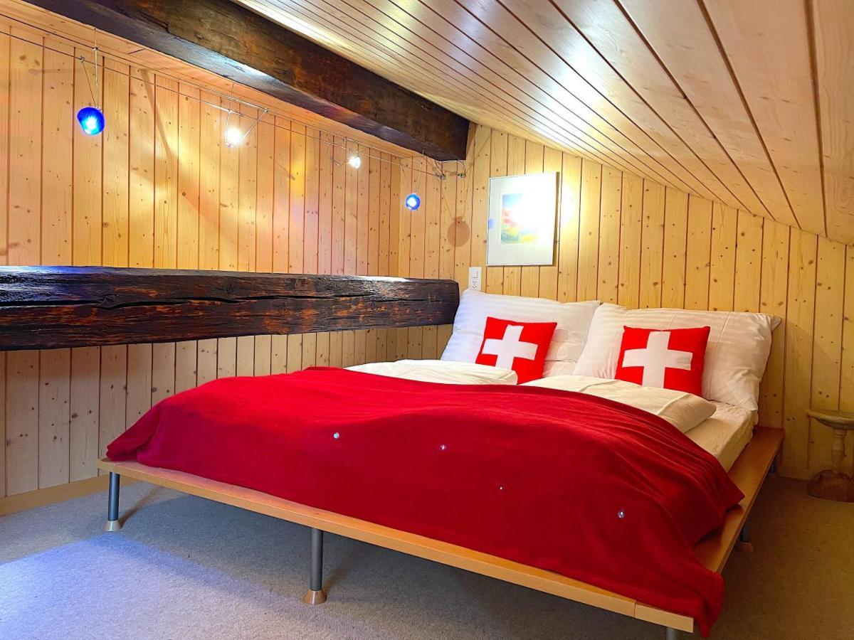 Swisshut Stunning Views Alps Lake - Chalet Erli Därligen Extérieur photo