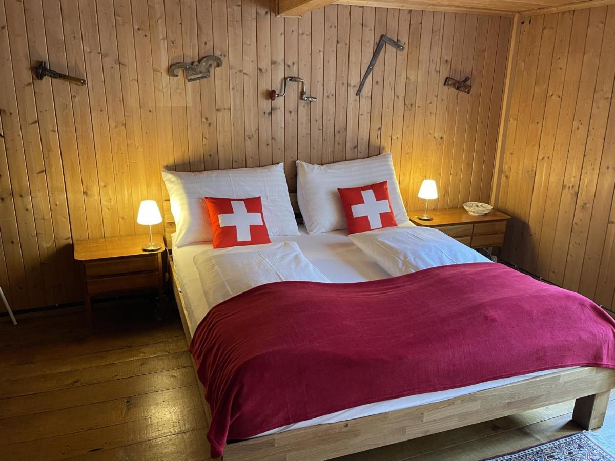 Swisshut Stunning Views Alps Lake - Chalet Erli Därligen Extérieur photo