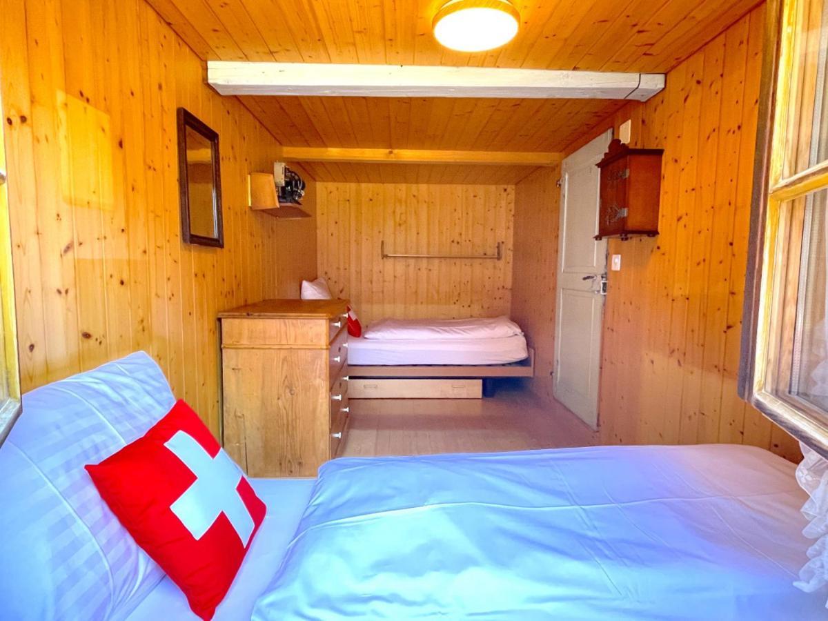 Swisshut Stunning Views Alps Lake - Chalet Erli Därligen Extérieur photo