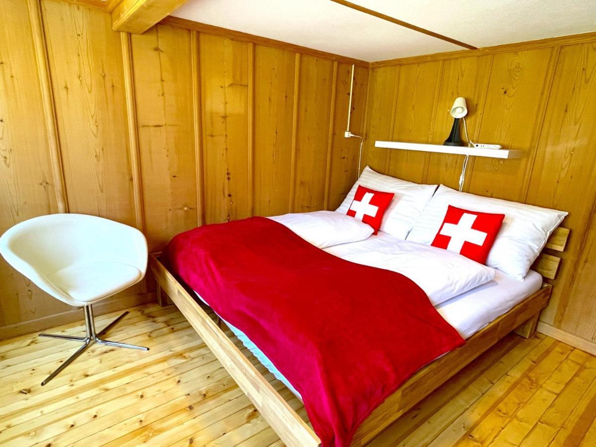 Swisshut Stunning Views Alps Lake - Chalet Erli Därligen Extérieur photo